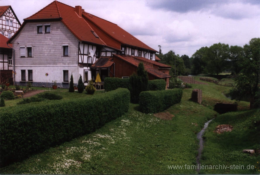 Ein Foto der Herrnmühle in Gerstungen im Sommer 1999.